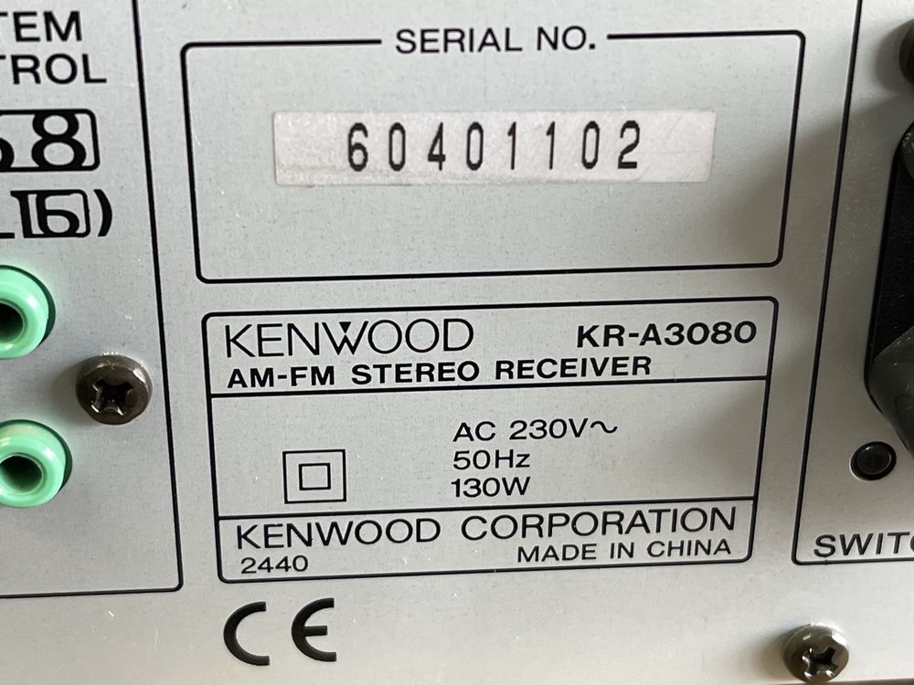 Аудио система Kenwood KR-A3080