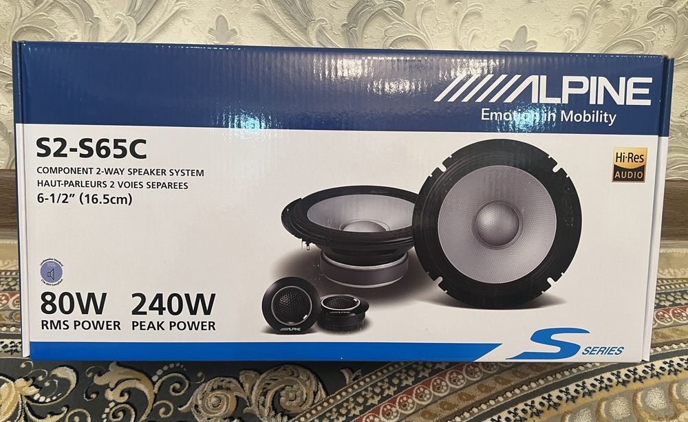 2-компонентная акустика
Alpine S2-S65C