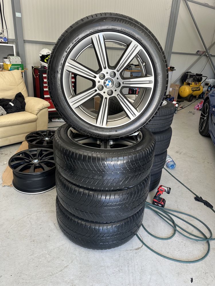 jante bmw x5 x6 g05 g06 5x112 anvelope 275 45 20 iarna