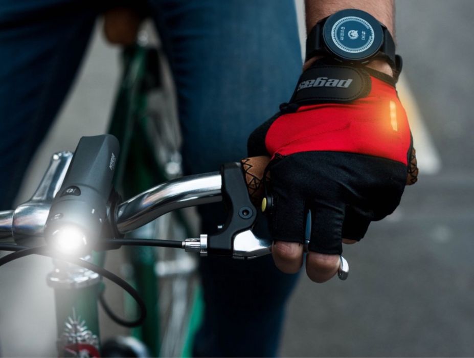 Manusi Pegas cu semnal Led, Rosu / Galben, M/L