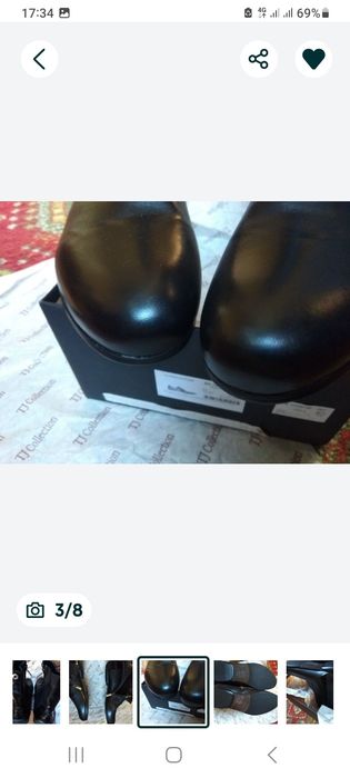 Мужские сапоги ручной работы из Италии.