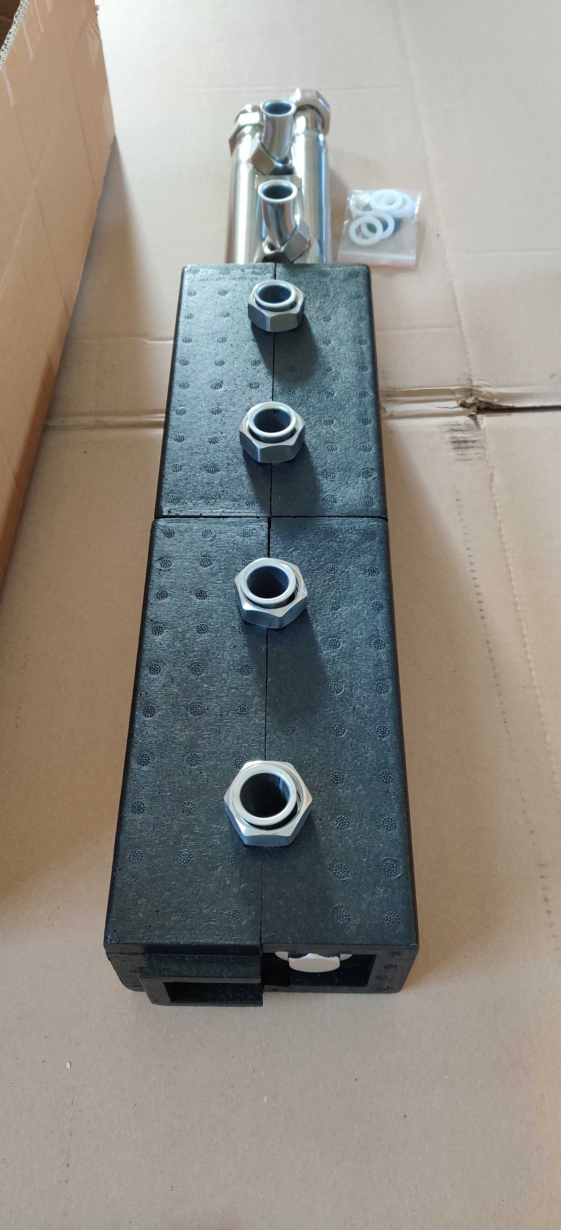 Butelie egalizare inox cu 3 circuite Noua cu izolatie filet 1 tol