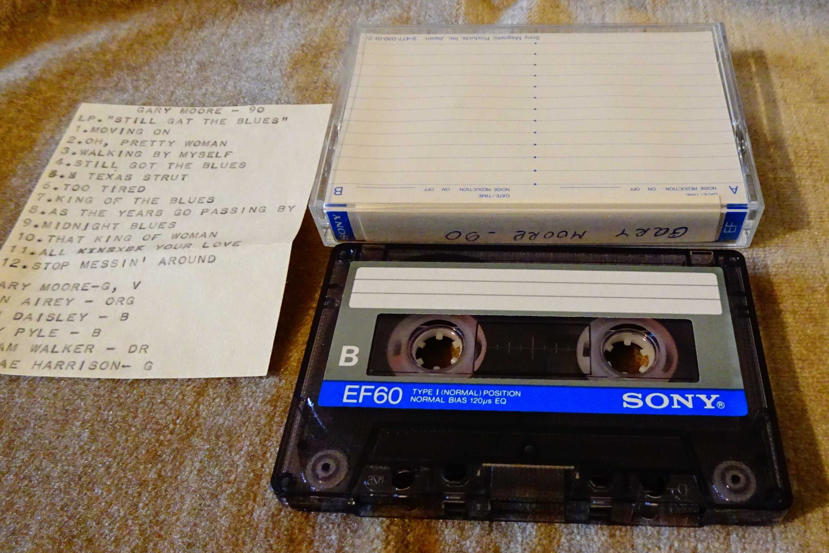 Sony аудиокасети с Gary Moore.