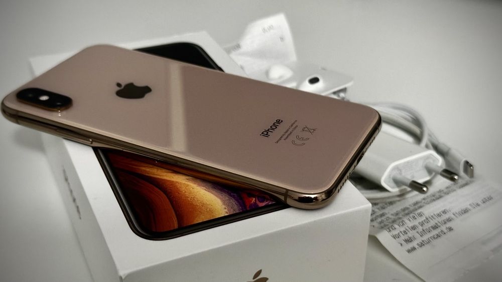 iPhone XS 256GB Gold Отлично състояние Първа ръка