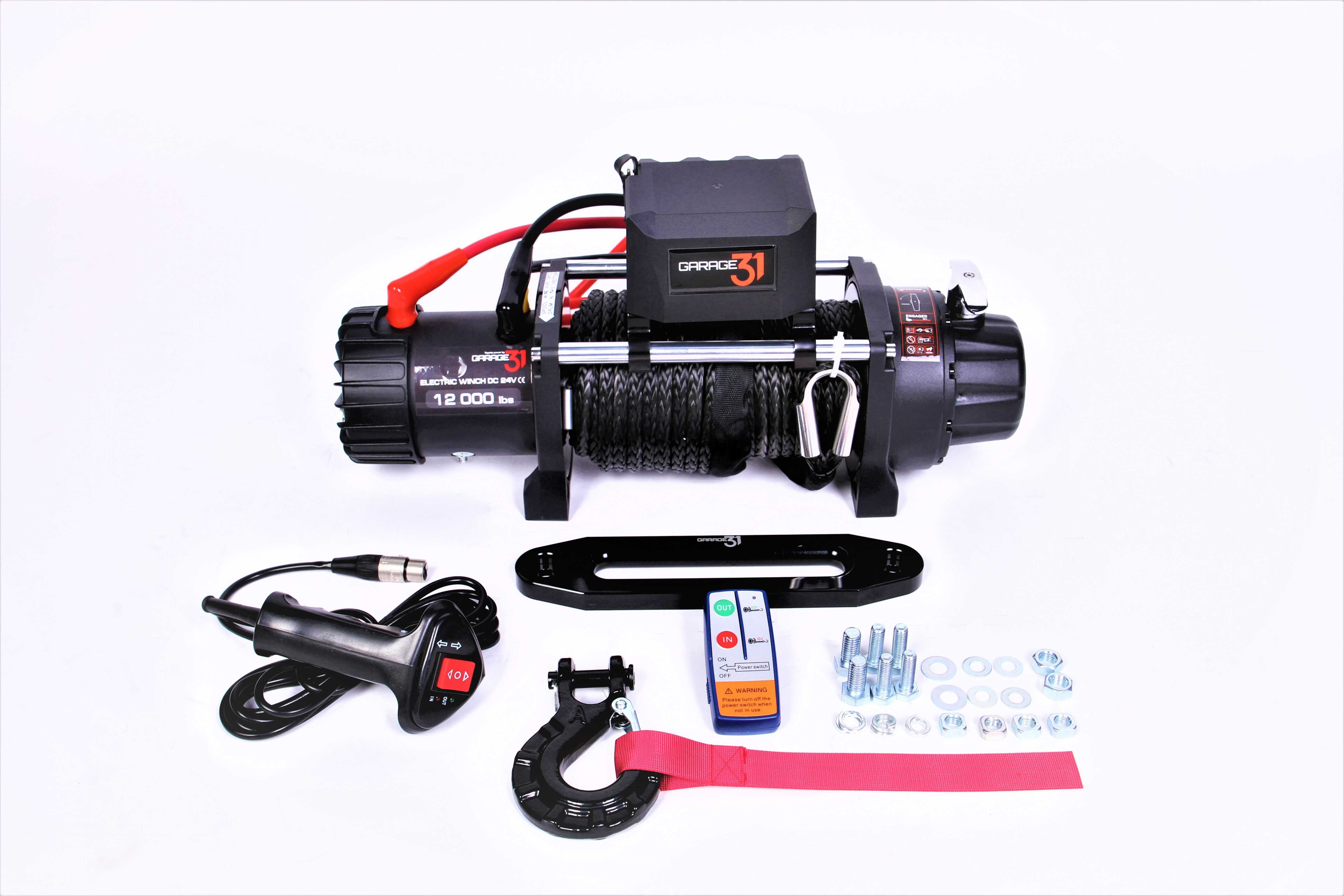 Лебедка 12 000lb 24 v