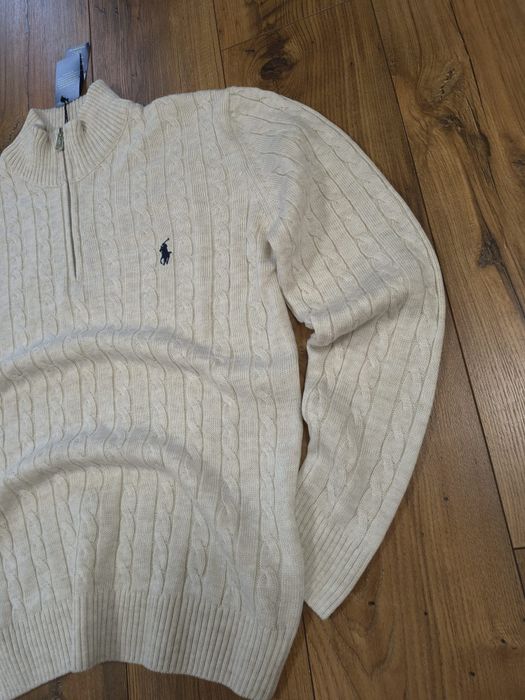 Pulover clasic RL, half Zipper, mărimea S și XL