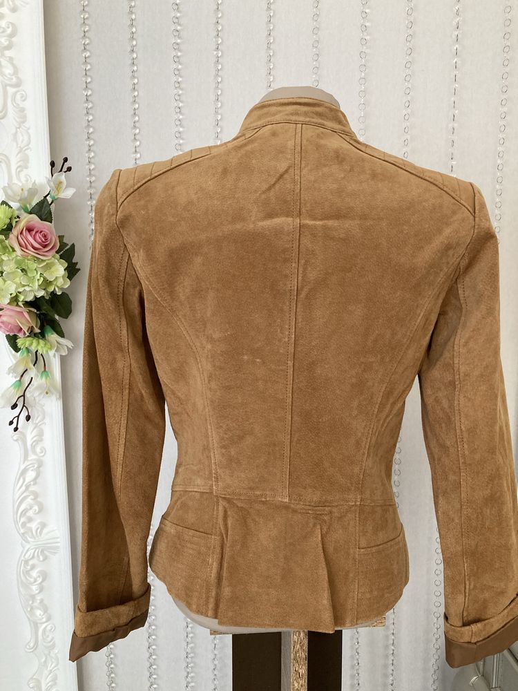 Geci piele naturala fina, suede, made in US
