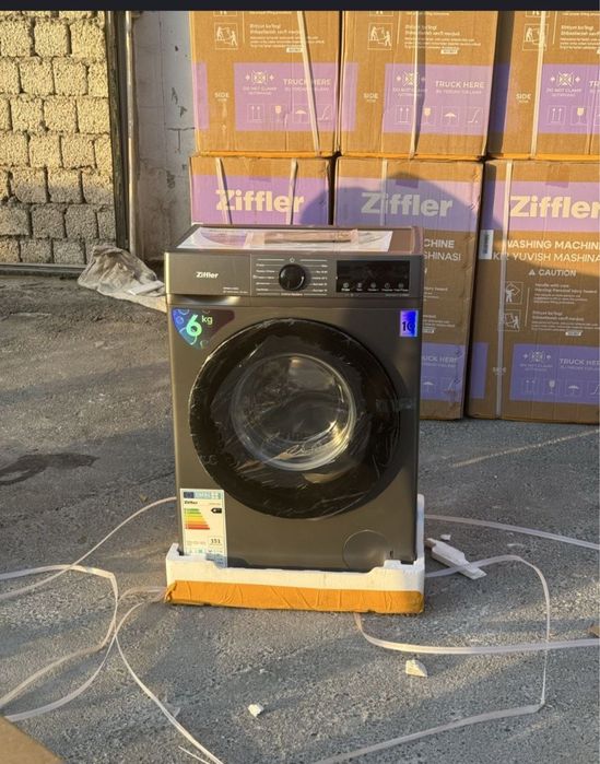 Mega aksiya Ziffler kir yuvish mashinasi 6 kg dastavka garantiya bor
