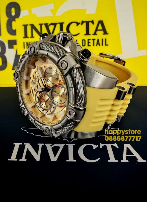 INVICTA Bolt Ivor steel 52mm, Инвикта нов ръчен часовник