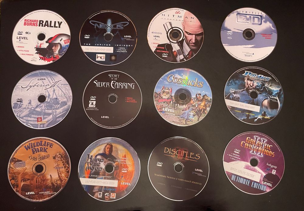 58 de jocuri video pe CD