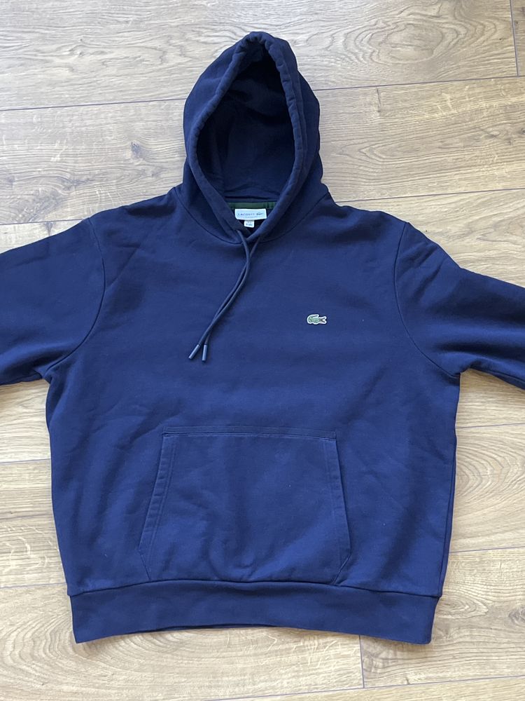 LACOSTE : Classic  Fit Hoodie - размер ХЛ-2ХЛ - Оригинал