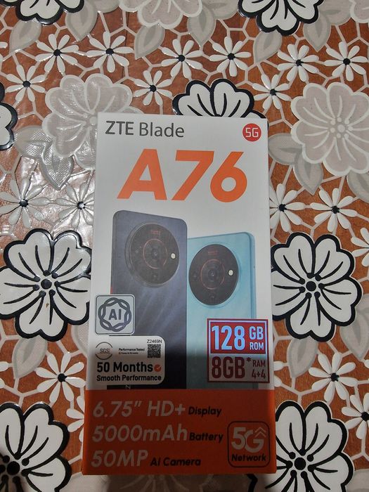 ZTE Blade A76 stardust black НОВ!!!