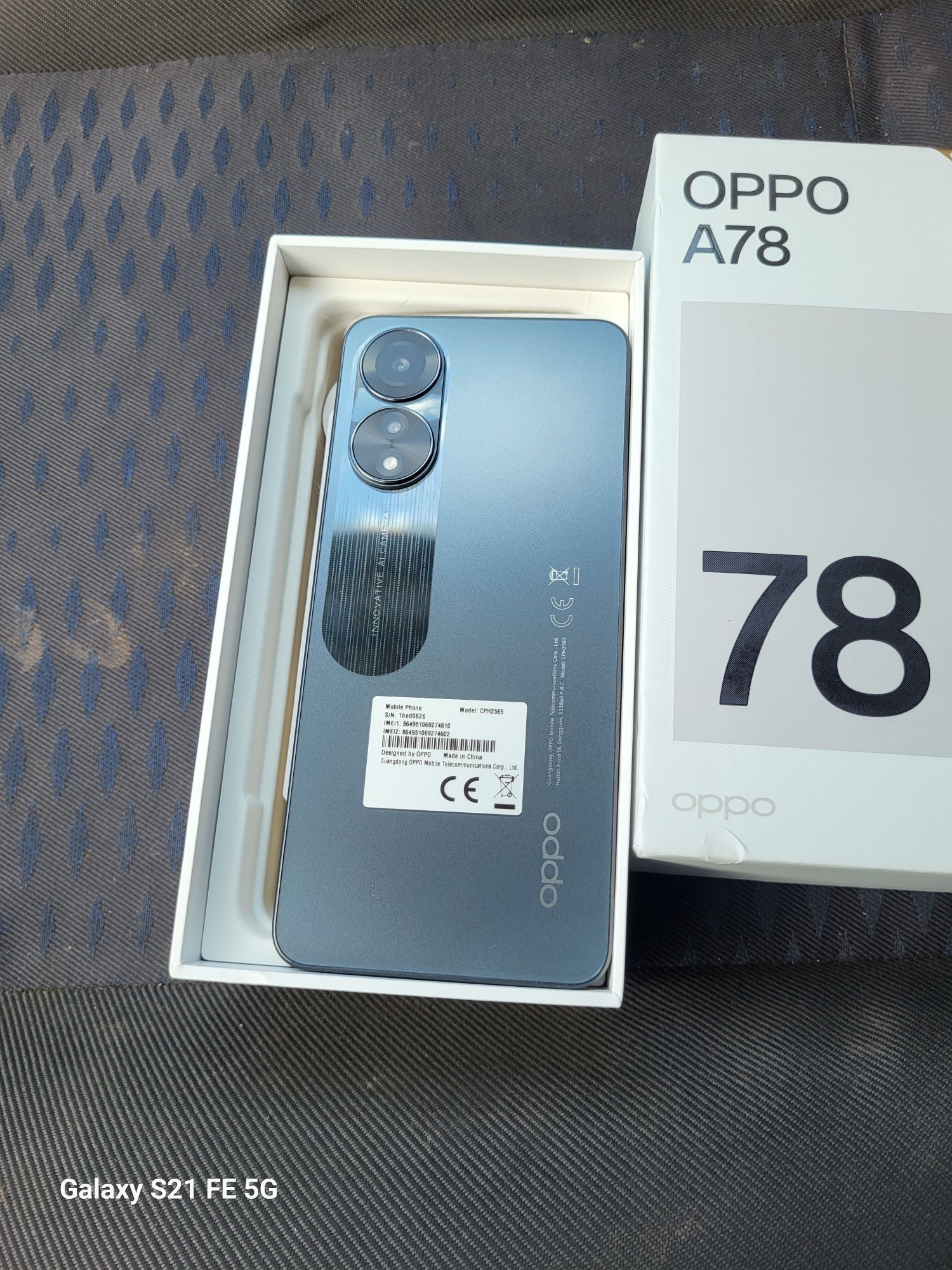 Vând oppo a78 nou desfăcut doar pentru proba