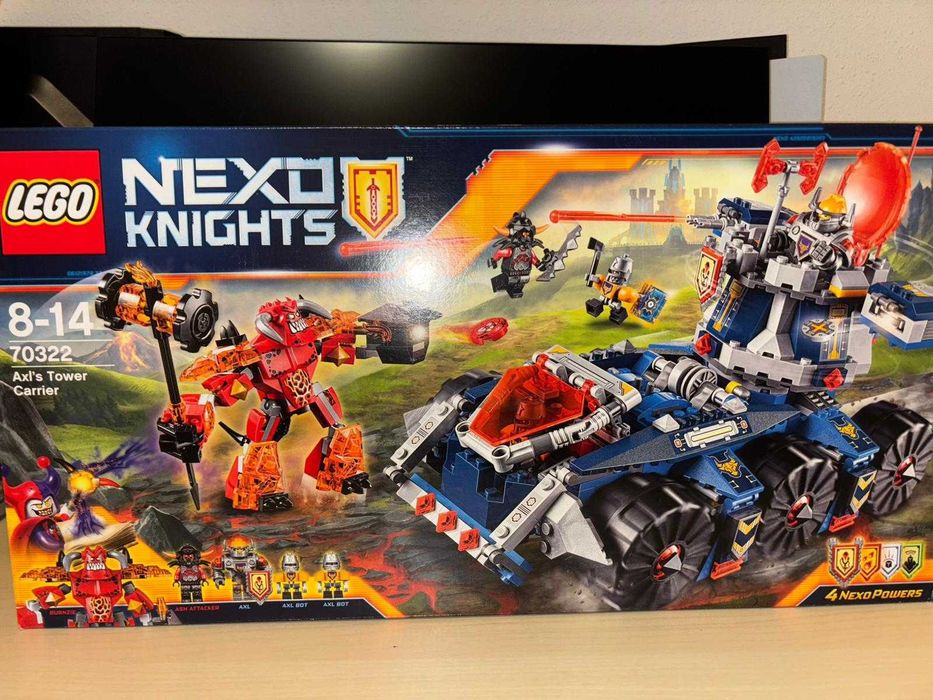 Set Lego Nexo Knights-Axl Tower Carrier(set complet cu cutie)