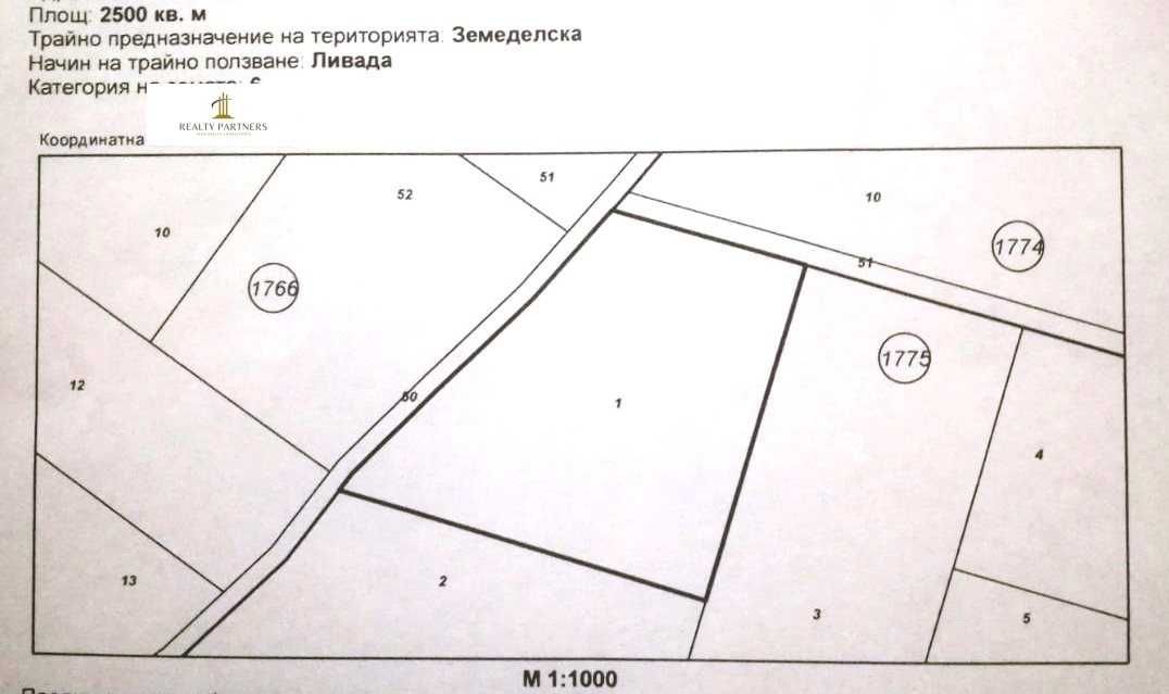 Земеделска земя в с.Рударци с възможност за смяна на предназначението.