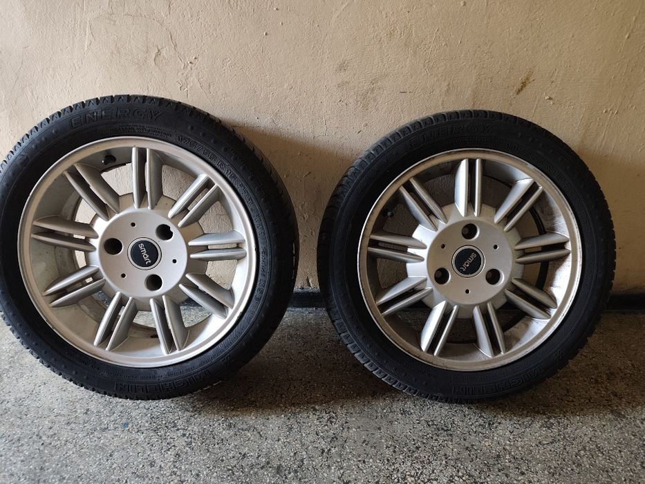 4 cauciucur de vară i cu jante aluminiu originale Smart four two