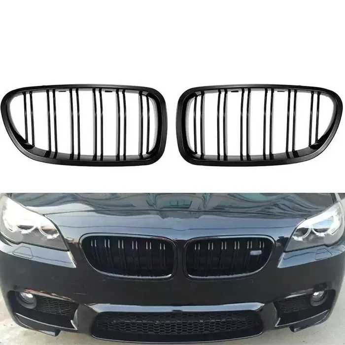 Set Grile Radiator Nări Duble Negru Lucios BMW M Seria 5 F10 F11 F18