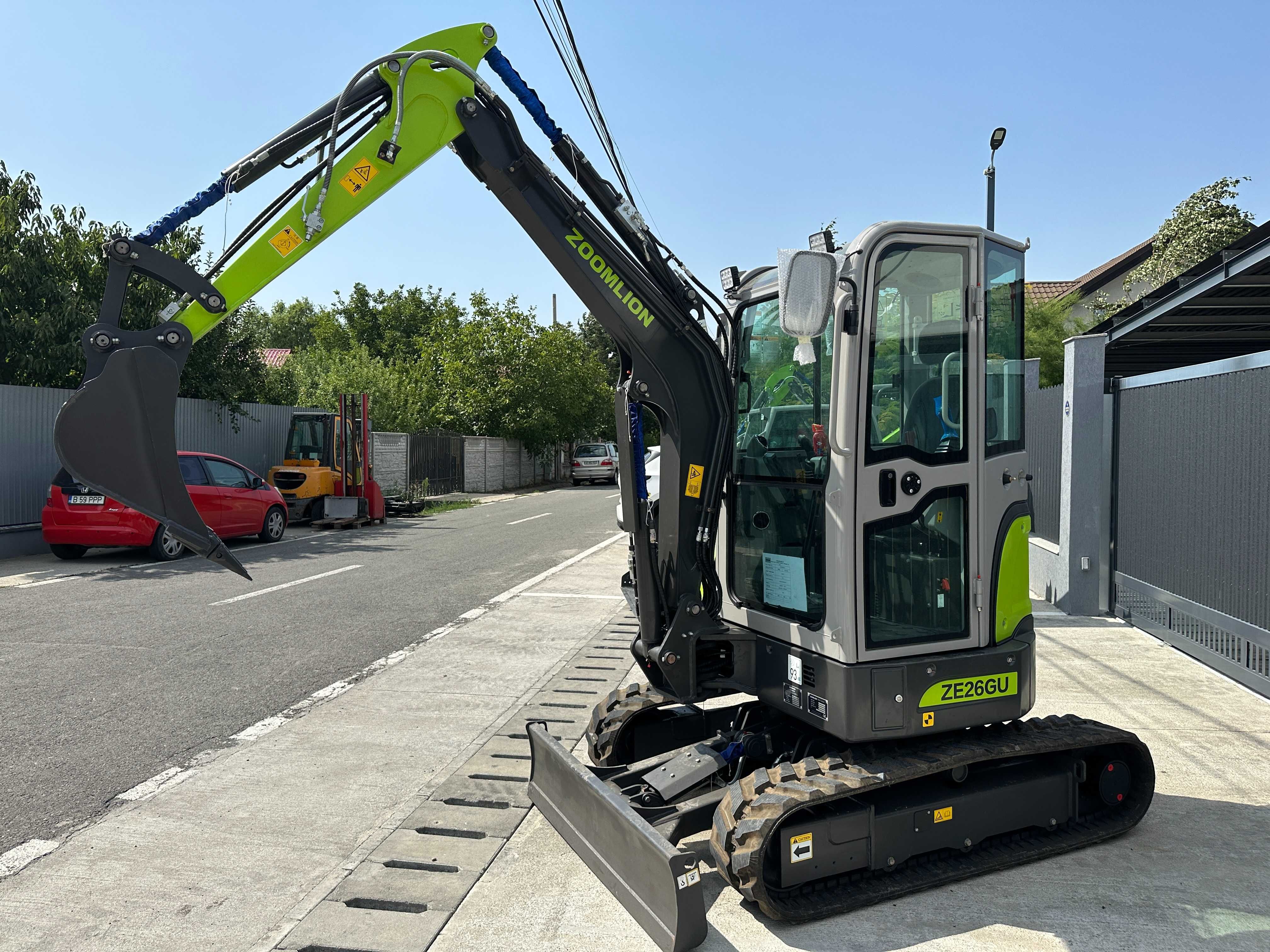 Excavator 2,8t NOU ZOOMLION Premium cu Garantie 60 LUNI STOC