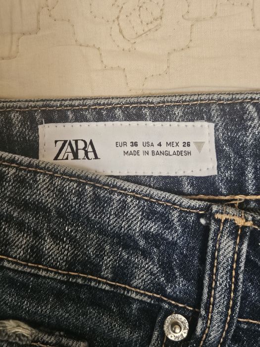 Дънки с камъни Zara + ПОДАРЪК