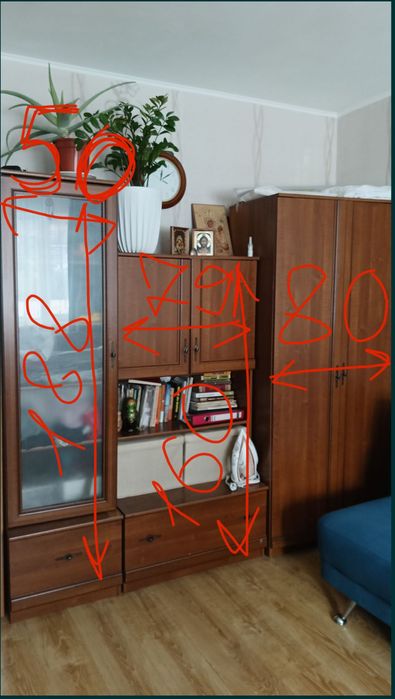 Шкафы шкаф 3 шт, горка,