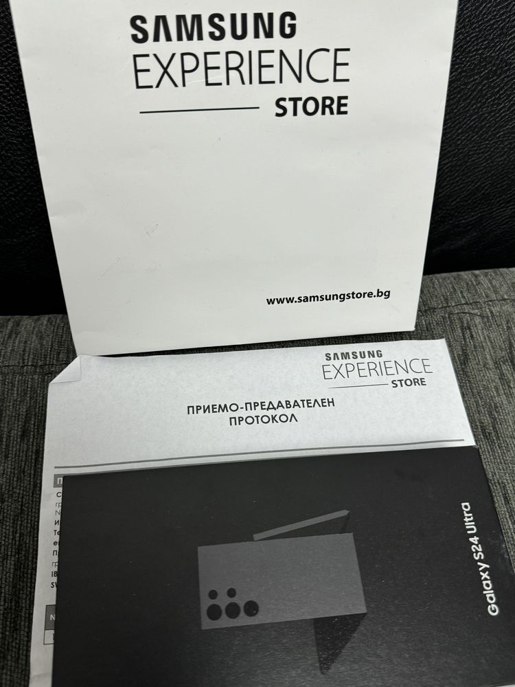 КАТО НОВ 512GB Samsung S24 Ultra Гаранция Experience Store 2026 Black