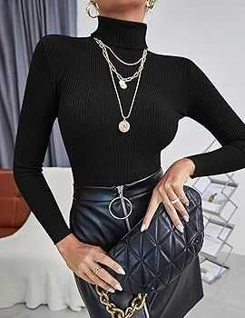 Bluza neagra mulata model cambrat pentru iarna