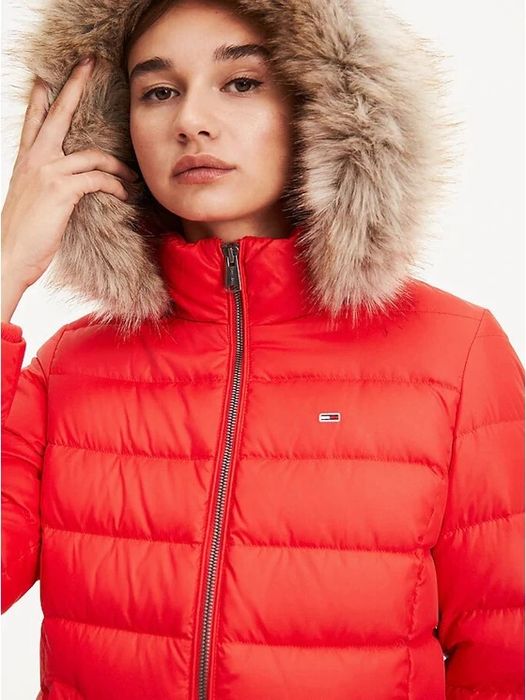 Tommy Hilfiger Essential Hooded Down Jacket - дамско   пухено яке р-р