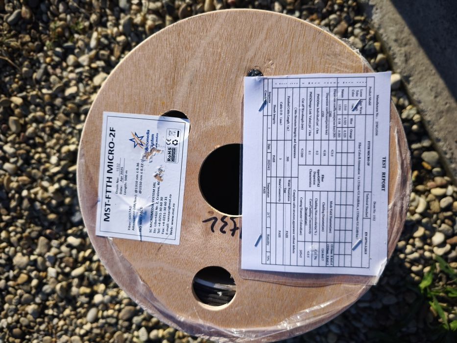 Cablu UTP CAT 5e/RG6 coaxial/Fibra optica