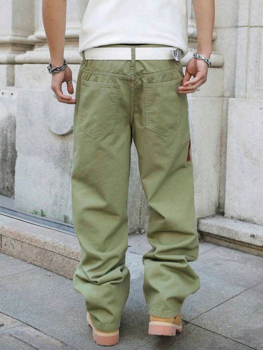 Нови камуфлажни baggy дънки панталони дракони карго ХЛ