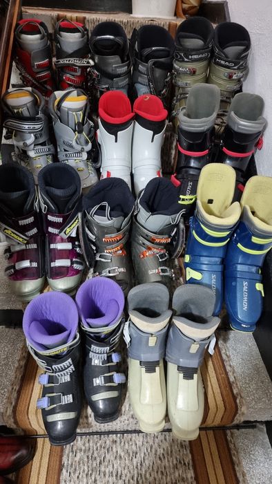 Ски обувки 36-44номер и щеки от 95до 130см
