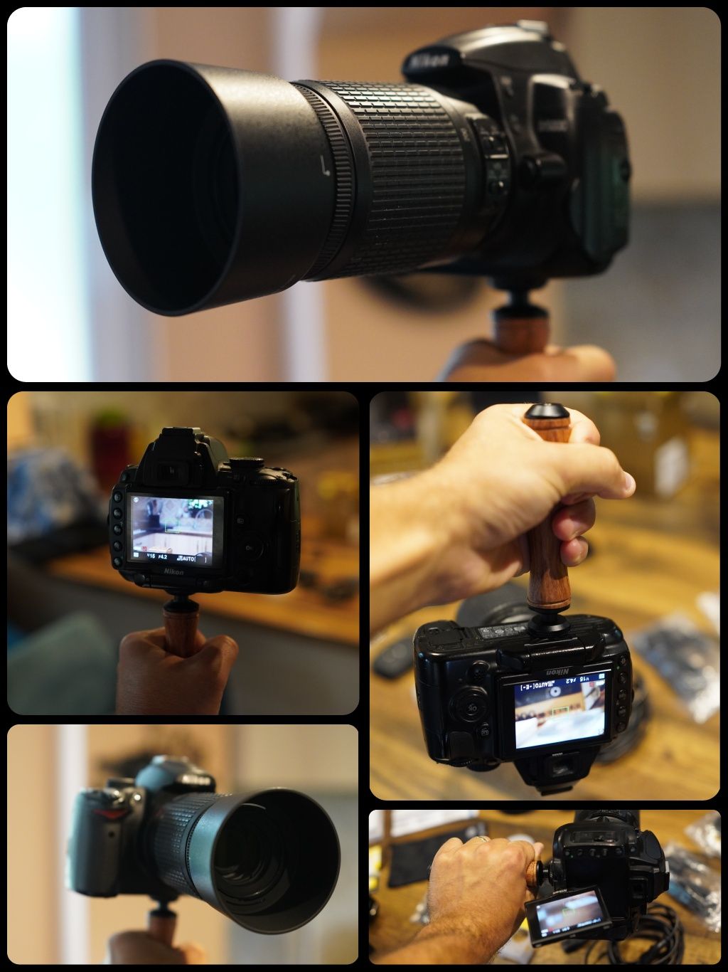 Nikon D5000 + Nikkor 55-200mm + 18-55mm