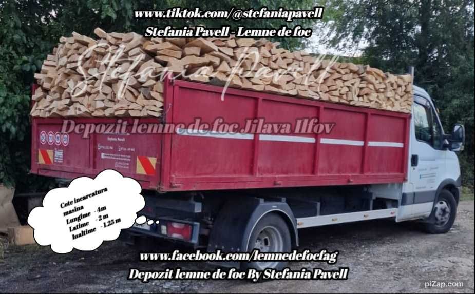 Lemne de foc fag si carpen - stoc disponibil tot anul 2025