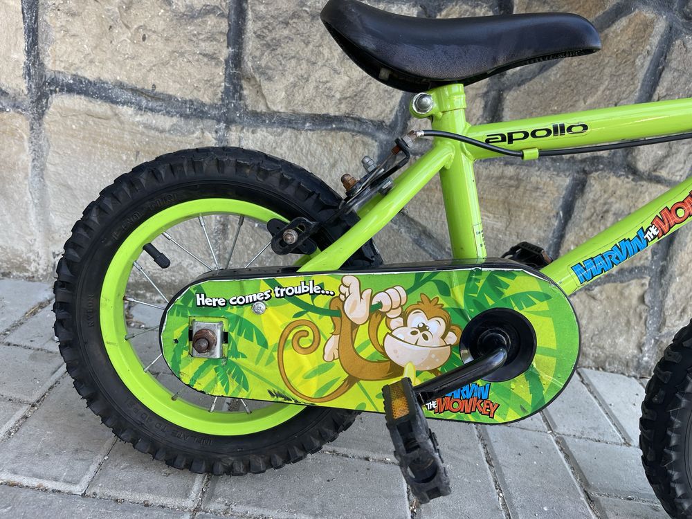 Bicicleta copii apollo monkey roti 12”