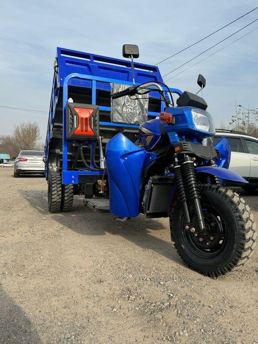 Бензиновый Трицикл мотоцикл трёхколесный скутер мопед мото муравейник