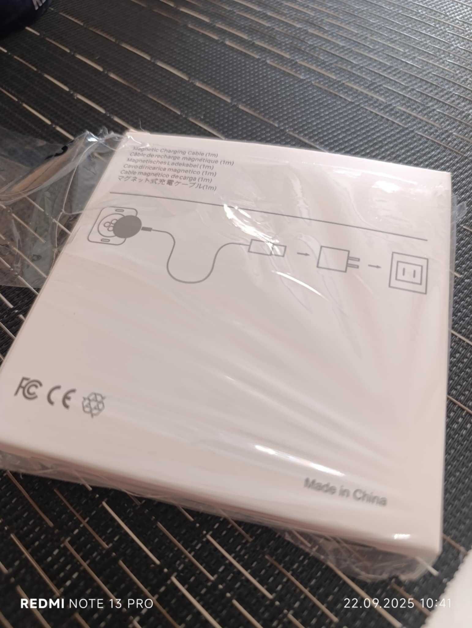 Оригинално Зарядно Кабел Адаптер USB C Apple Watch 1-6 SE 7 8 9 10SE