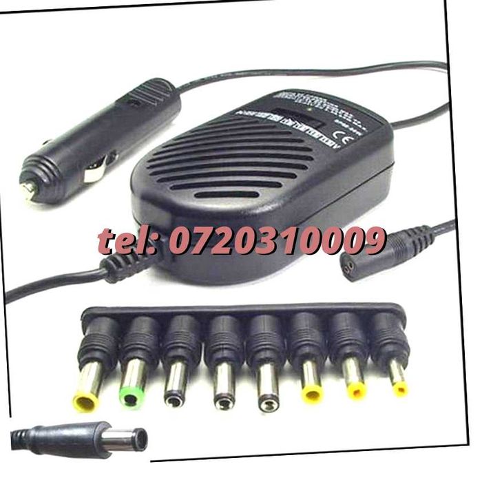 Incarcator Universal Pentru Laptop Pentru Auto Alimentare La 12v