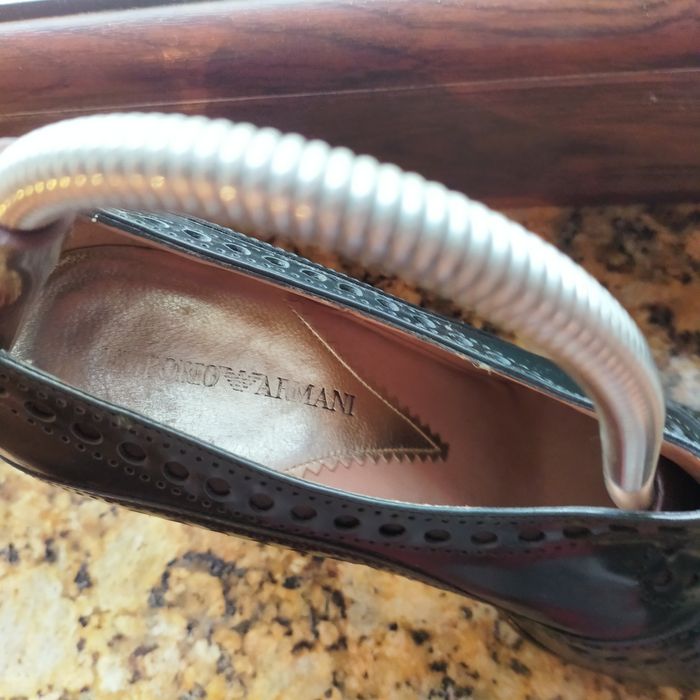 Ghete Giorgio Armani piele naturala