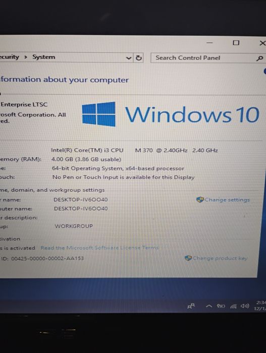 Laptop I3 Asus 500 GB
