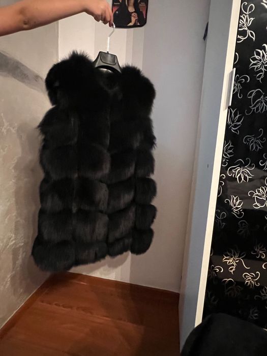 Vestă vulpe neagră