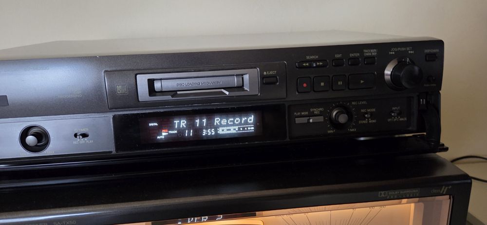 Technics minidisc  SJ MD 100 stare foarte buna