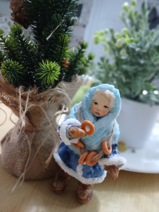 Елочная игрушка ручной работы