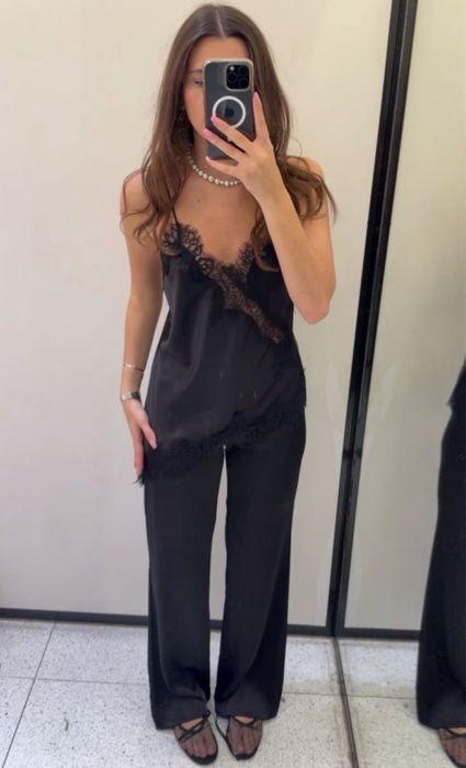 Сатенен потник по модел на Zara