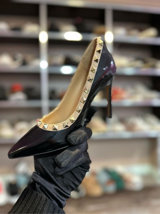 Pantofi piele AAA stiletto Valentino 36-38, 41