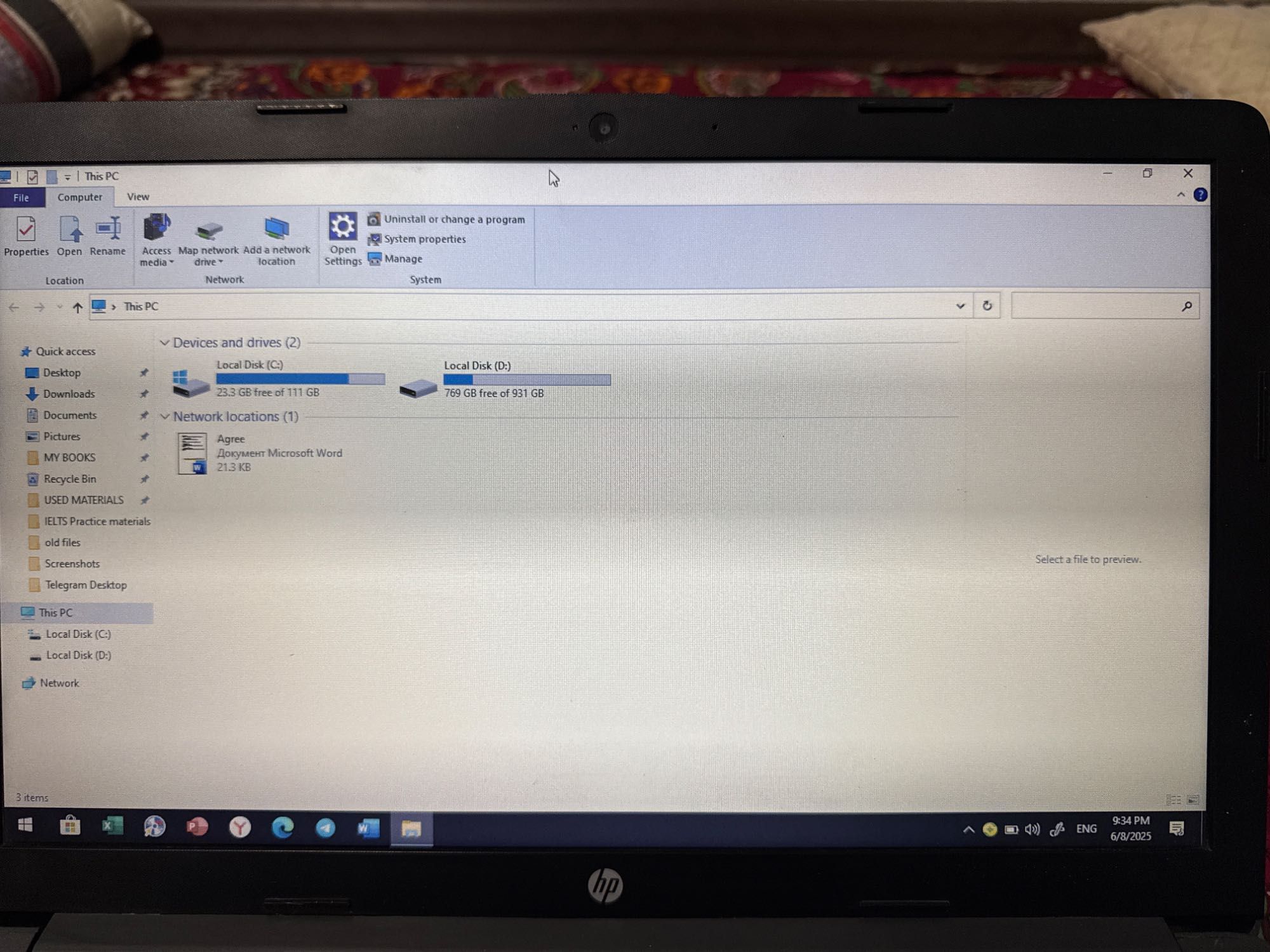 HP noutbuk sotiladi
