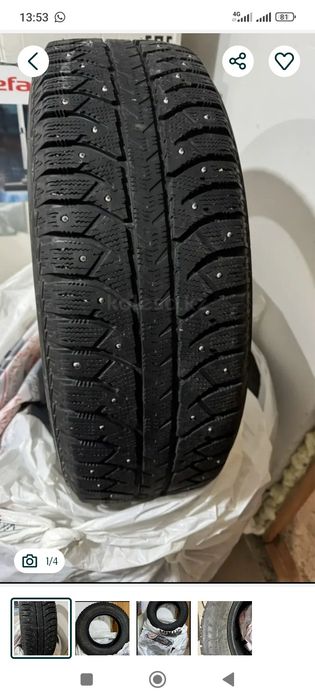 Зимние шины в комплекте 4шт размер 225.65r17