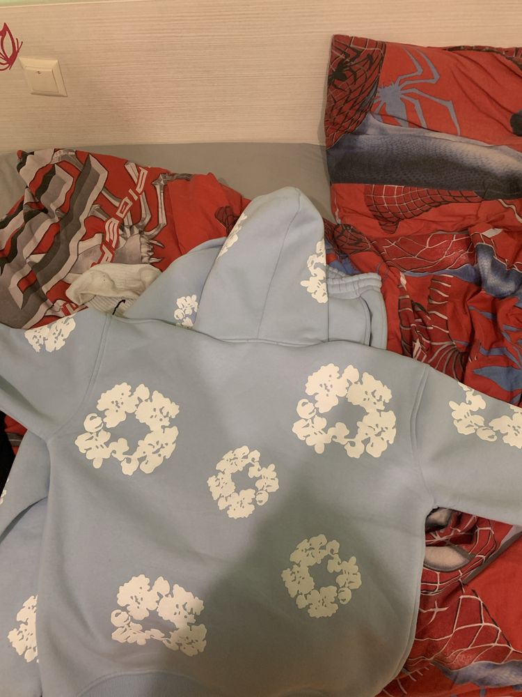 Denim tears tracsuit baby blue