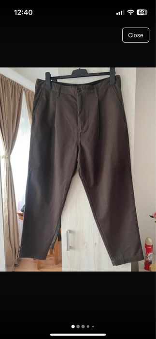 Pantaloni Pull&Bear, Croiala Lejera, Maro