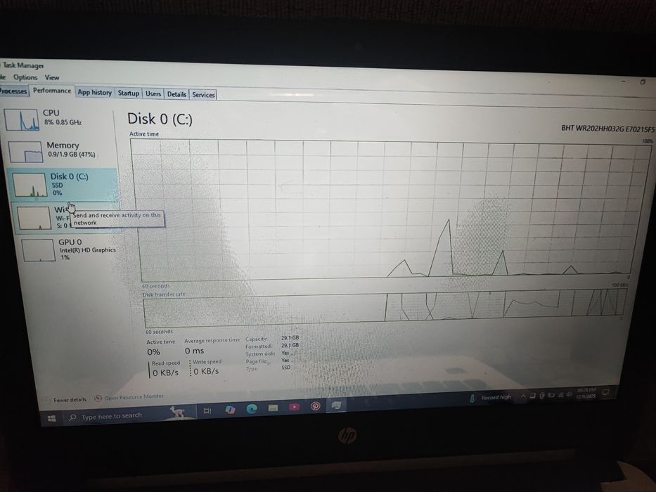 Vând laptop HP utilizat