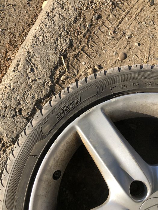 Jante honda civic r17 cu anvelope noi all seasom riken