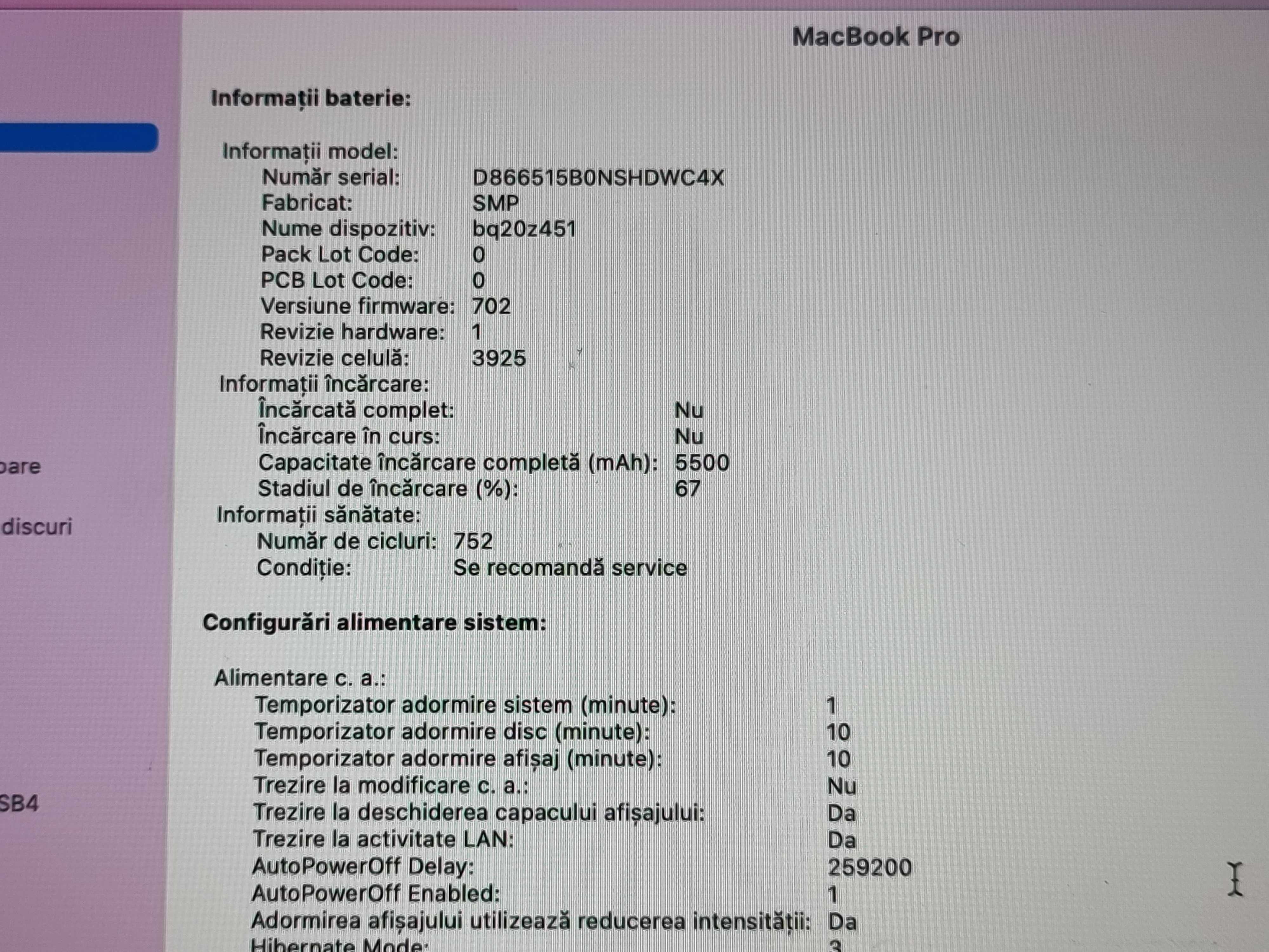 MacBook Pro 15 2016, i7, ram 16 Gb, ssd 512 Gb